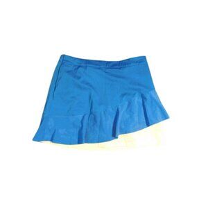 Lady Hagen Size 10 Blue White Ruffle Trim Golf Skort NWT
